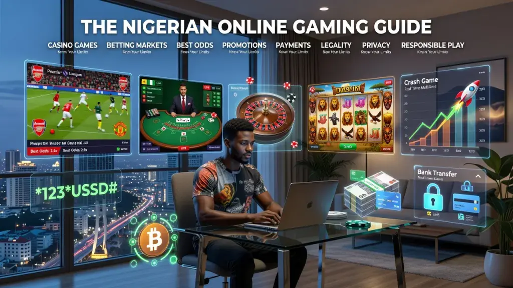 The Nigerian Online Gaming Guide: Casino Games, Betting Markets, Best Odds, Promotions, Payments, Legality, Privacy, and Responsible Play